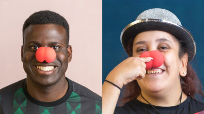 Rona en Lamel willen clown worden