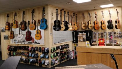 Muziekhandel  Willems in de Elzas Passage gehuisvest