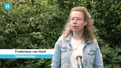 Tafeltennister Frederique van Hoof speelt op Paralympische spelen