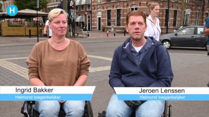 Toegankelijker Helmond mist bord gehandicapten parkeerplaats