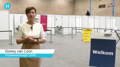 Zonder afspraak vaccineren in sporthal de Braak