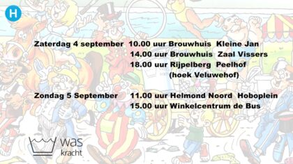 Waskracht de voorstelling gaat van start