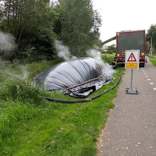 Gemeente roeit Japanse duizendknoop uit met stoom