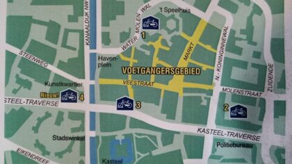 Fietsen in de fietsenstalling