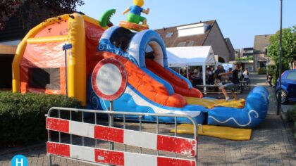 Griftstraat sluit vakantie af met buurtbarbecue