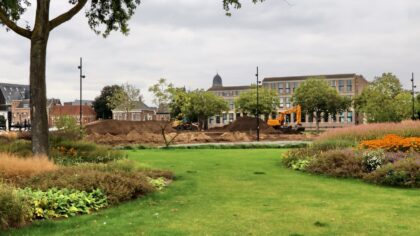 Het paviljoen in het Burgemeester Geukerspark komt er aan