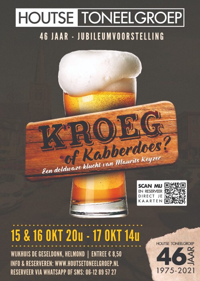 Houtse Toneelgroep speelt ‘Kroeg of Kabberdoes?’