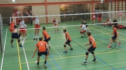 Polaris mannen beleven mooie start volleybalseizoen