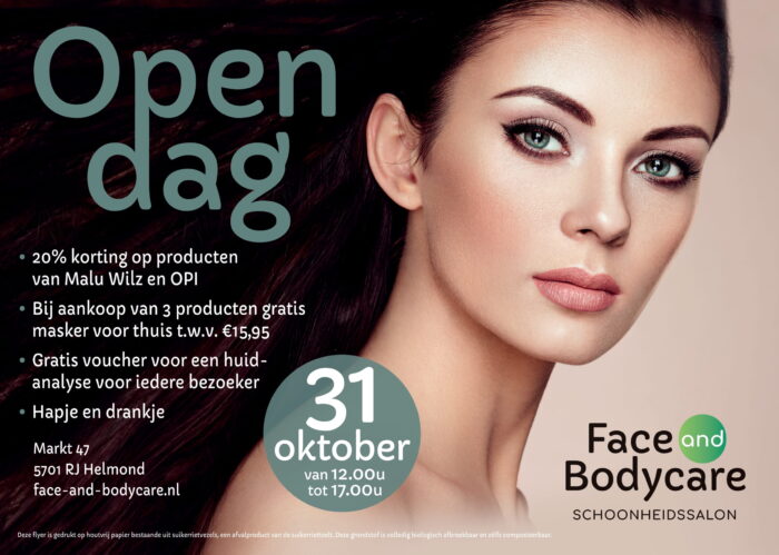 Open dag Face and Bodycare