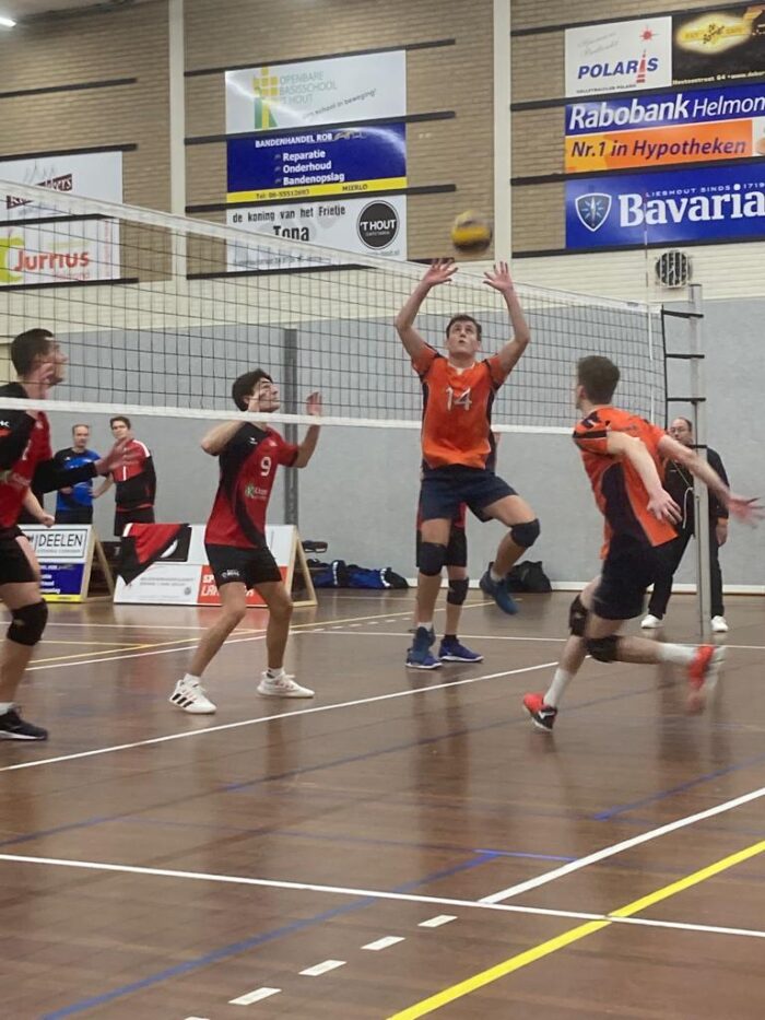 Polaris volleyballers boeken derde winst op rij