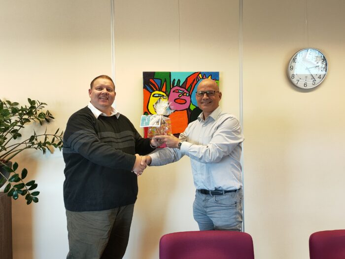 Prokkelbeeldje voor wethouder Harrie van Dijk