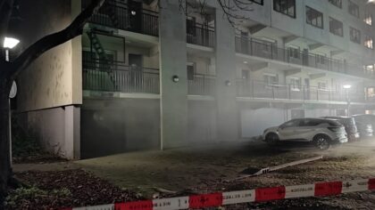 Flat Venuslaan ontruimd vanwege brand in garagebox