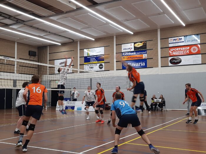 Polaris volleyballers hard onderuit in Berlicum