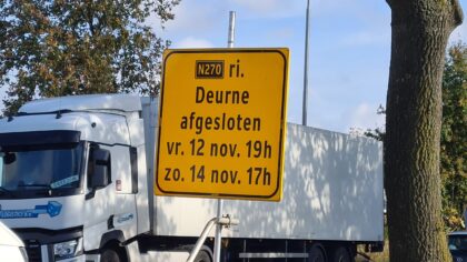 Onderhoud aan N270 Helmond – Deurne