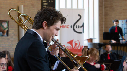 Thijn Mariman exelleert in T-Bone concerto van Johan de Meij