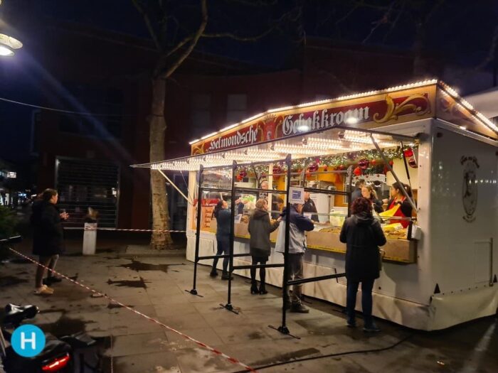 In de rij voor oliebollen en appelbeignets