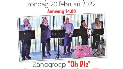 Optreden Zanggroep Oh-DIE in De Fonkel