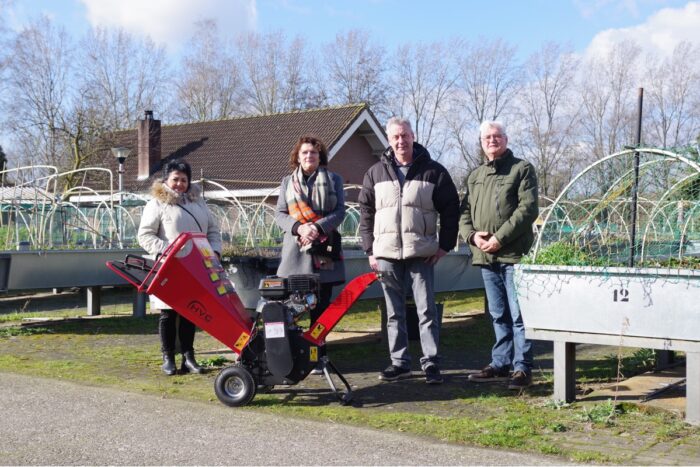 Tuinhakselaar voor volkstuinvereniging Delta