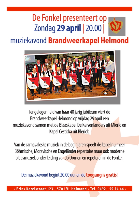 Optreden Brandweerkapel Helmond