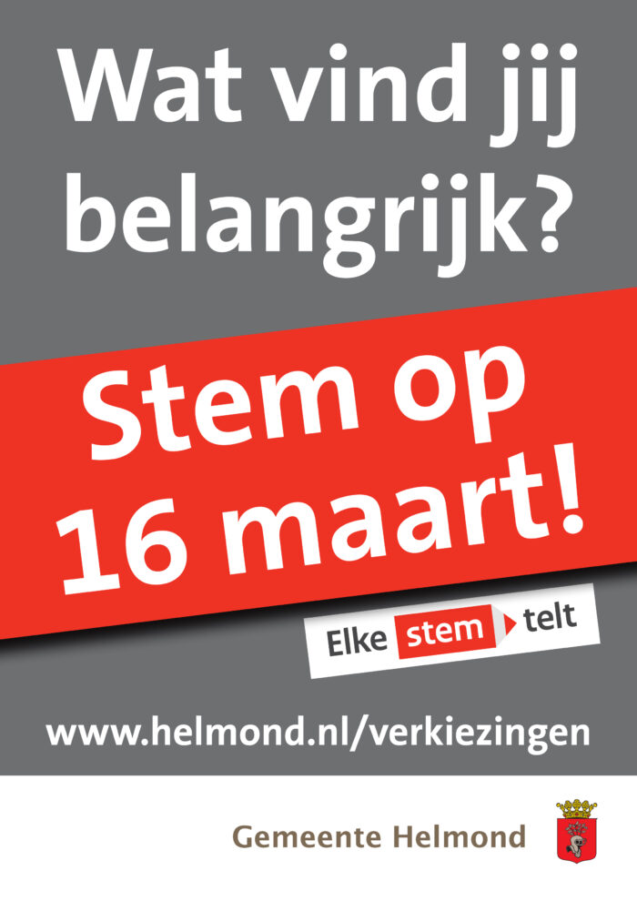 Snel en gemakkelijk: drive-in stembureau op 16 maart