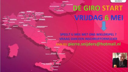 Inschrijven voor ’t Houts Wielerspel