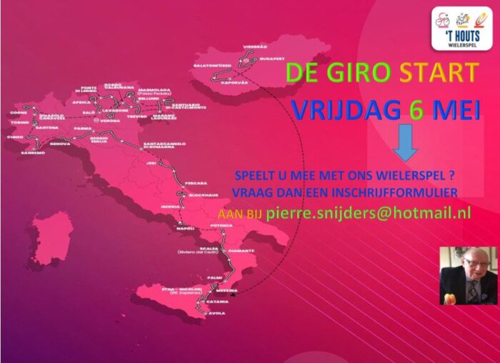 Inschrijven voor ’t Houts Wielerspel