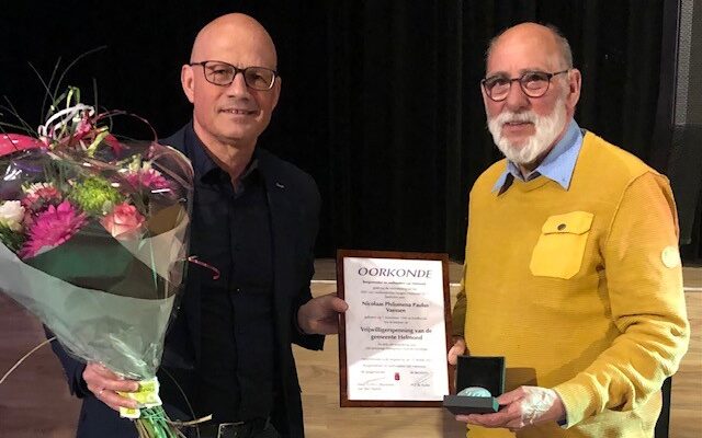 Vrijwilligerspenning voor Nico Vaessen