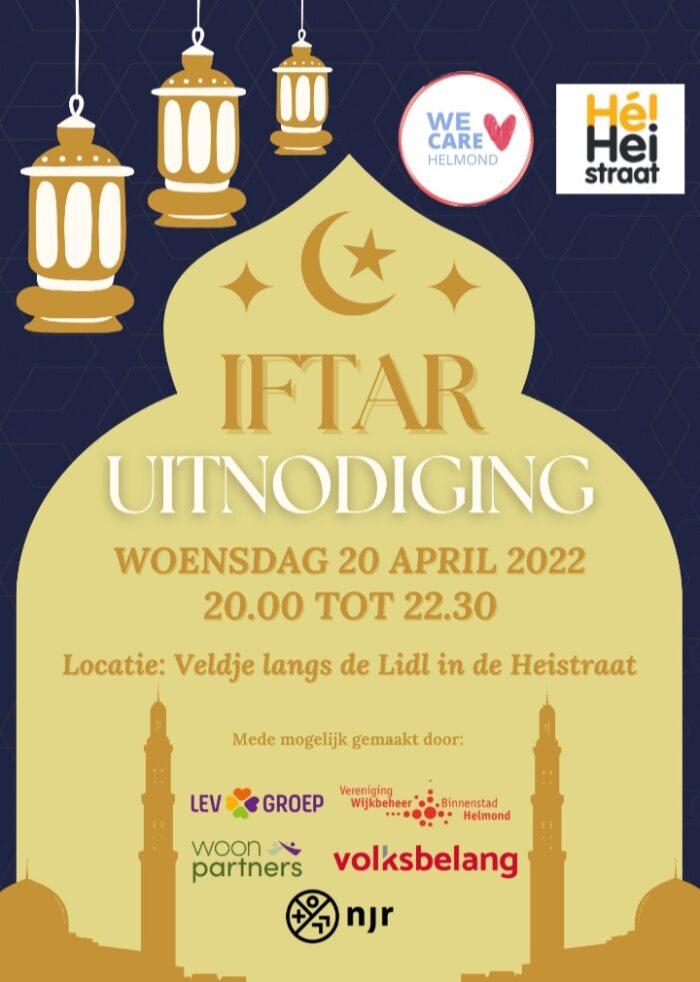Grote belangstelling voor Iftar in Heistraat