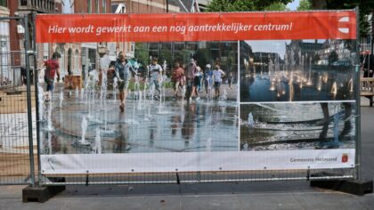 Openstelling van het waterspeelelement Kop van de Markt