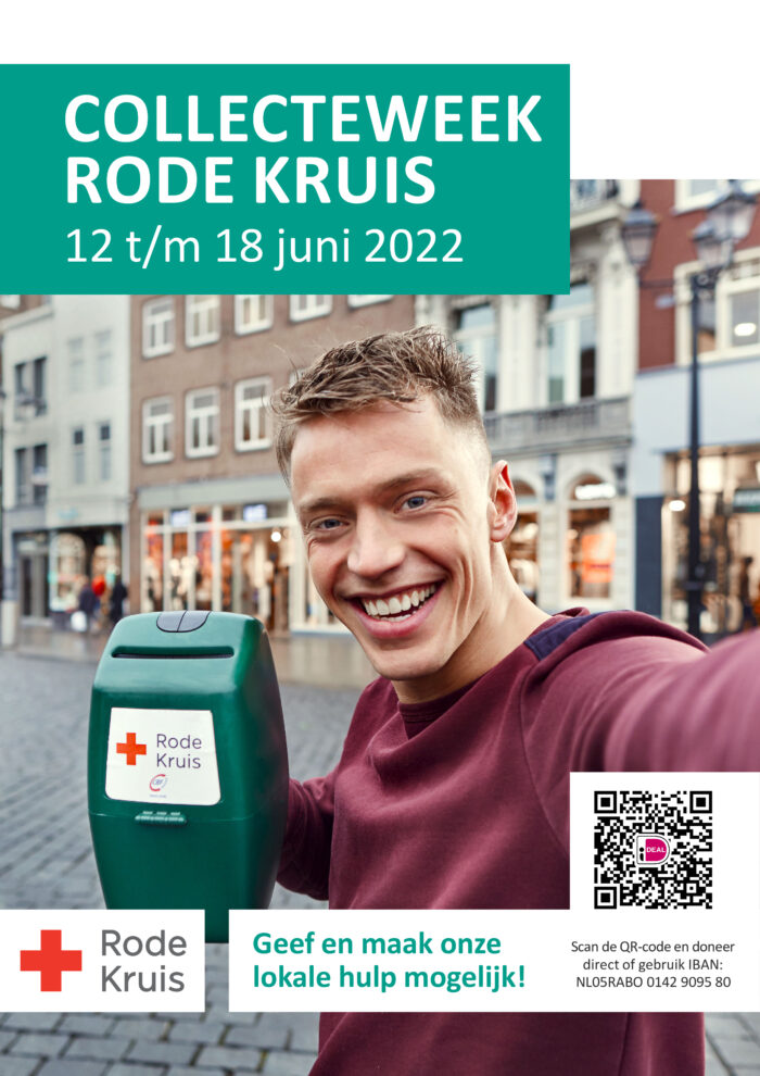 Collecteweek Rode Kruis van 12 tot en met 18 juni