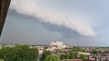Kort maar heftig noodweer boven Helmond