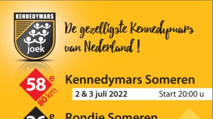 Kennedymars is terug met nieuwe route