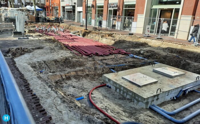 Sproeiers waterspeeltoestel op de Markt gaan maandag aan