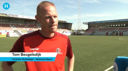 Tom Beugelsdijk vol vertrouwen bij Helmond Sport