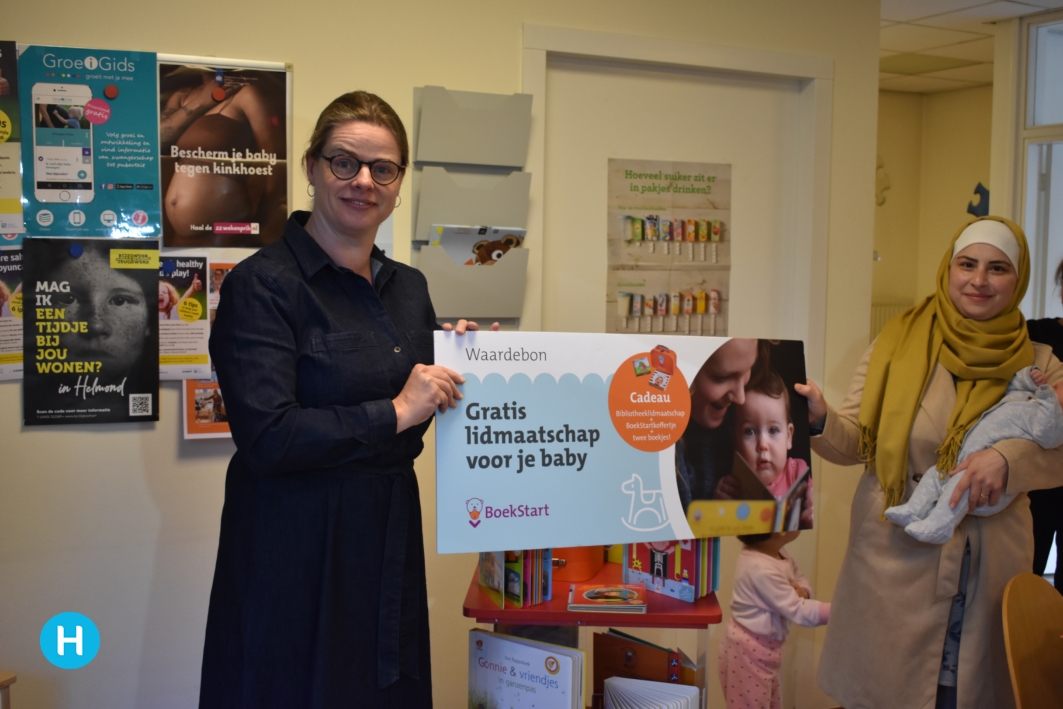 Boekstartcoaches op vijf consultatiebureau’s in Helmond