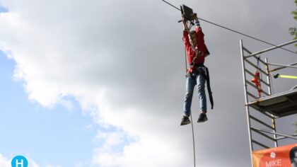 Overvliegen bij Scouting Brouwhuis