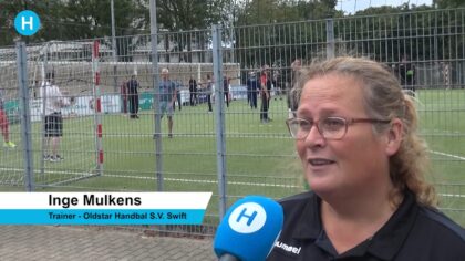 Ook Swift handbal sluit zich aan bij de OldStars trainingen