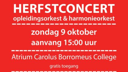 Herfstconcert met twee orkesten van Helmonds Muziek Corps