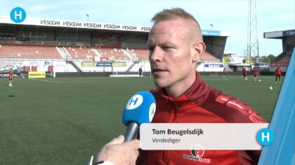 Tom Beugelsdijk ziet uit naar de wedstrijd tegen Den Haag