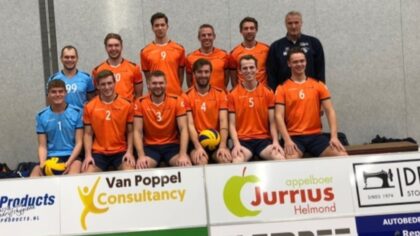 Polaris volleyballers winnen eerste thuiswedstrijd