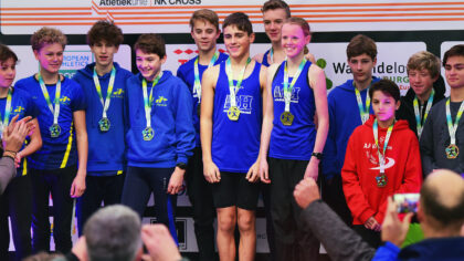 Estafetteteam Atletiek Helmond wint Warandeloop