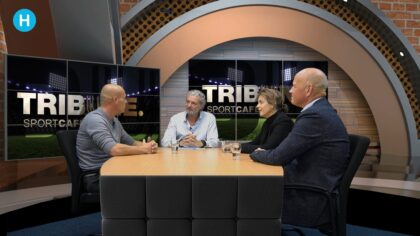 Tribune Sportcafé met als gast o.a. Harrie van Dijk wethouder sport