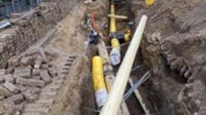 Werkzaamheden voetgangersgebied Ameidestraat en Kerkstraat