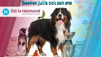 Denken jullie ook aan ons, tot 31 december knalvrij Helmond