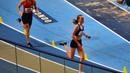 Sofie van Wouwe, lid van Atletiek Helmond, wint zilver