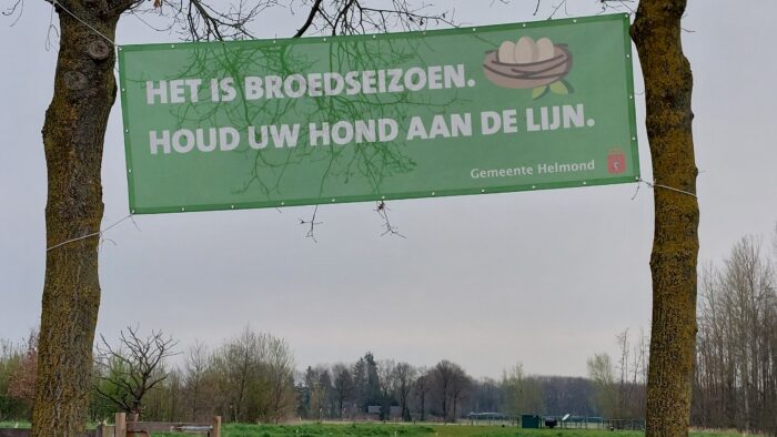 Pas op: hond aan de lijn!