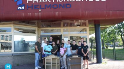 Praktijkschool en LEV Groep presenteren het voedselkastje