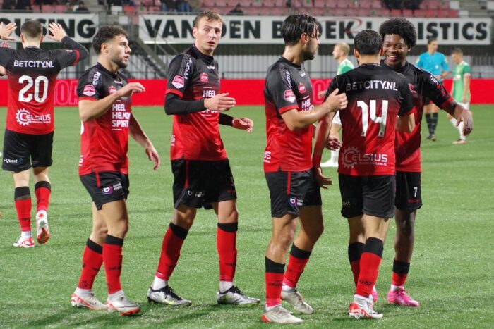 Helmond Sport deelt punten na vermakelijk duel
