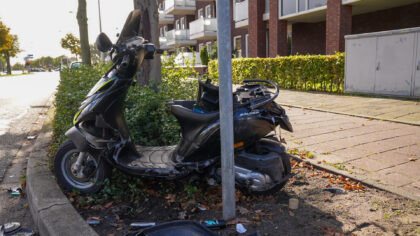 Scooterrijder gewond na botsing