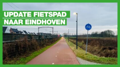 Vaart in snelfietsroute Helmond-Eindhoven